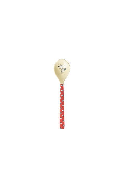 Melamine Teaspoon in 6 Asst. Snoopy Prints van Rice | Kids Conceptstore Le Fanfare