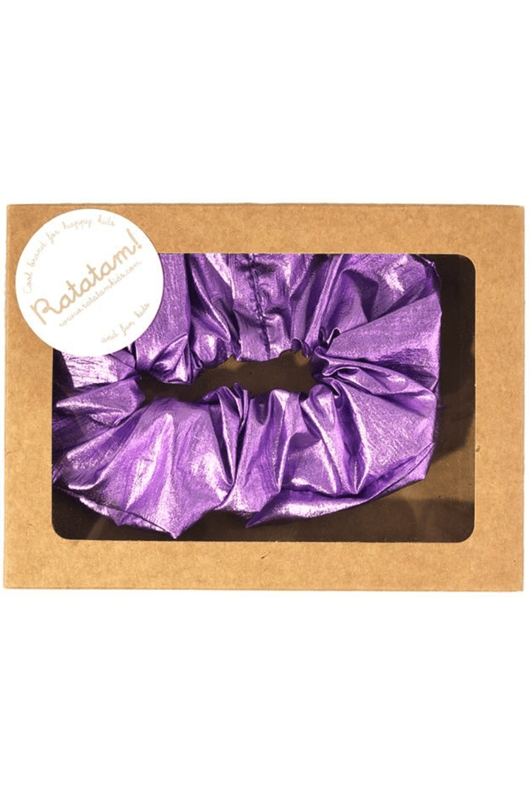 Metallic Scrunchy - Purple van Ratatam | Kids Conceptstore Le Fanfare