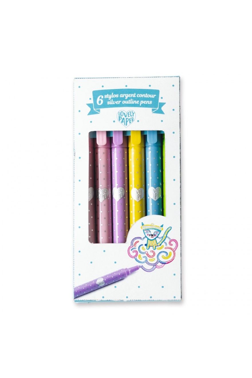 Metallic Stiften Zilver van Djeco | Kids Conceptstore Le Fanfare
