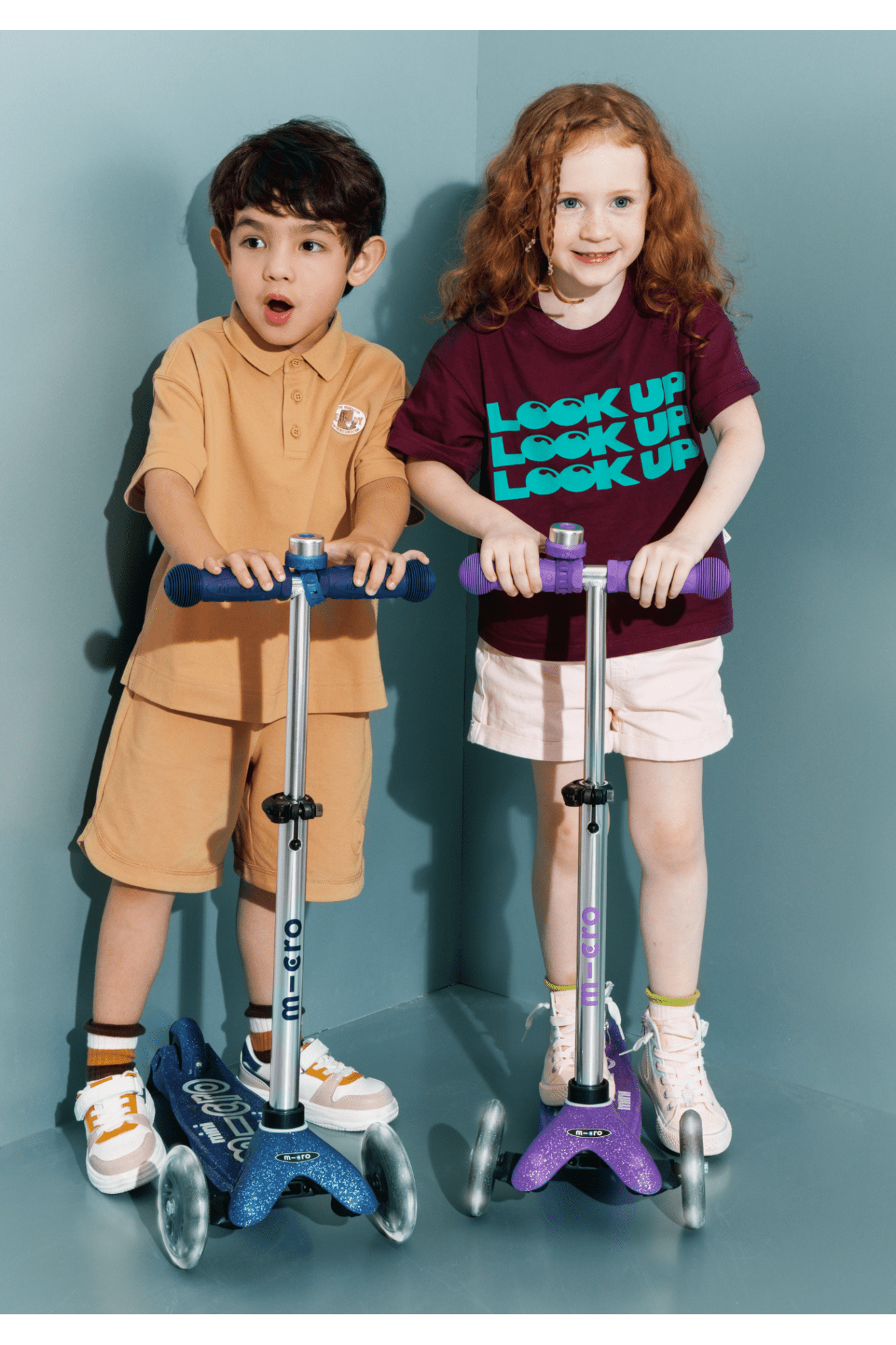 Micro Bel glitter blauw van Micro Step | Kids Conceptstore Le Fanfare