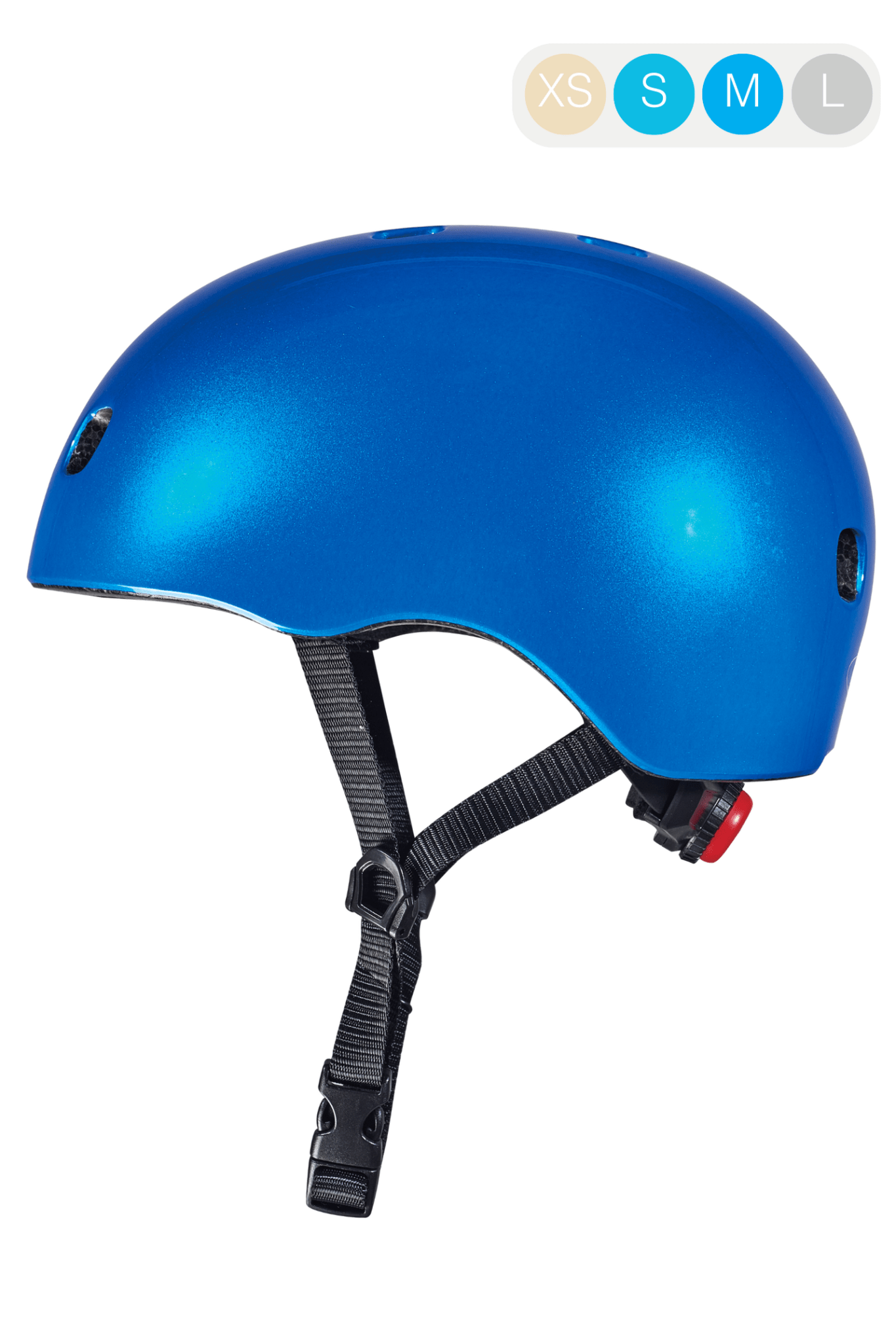 Micro Helm Dark Blue Metallic LED van Micro Step | Kids Conceptstore Le Fanfare