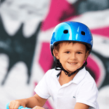 Micro Helm Dark Blue Metallic LED van Micro Step | Kids Conceptstore Le Fanfare