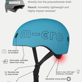 Micro Helm Raspberry LED van Micro Step | Kids Conceptstore Le Fanfare