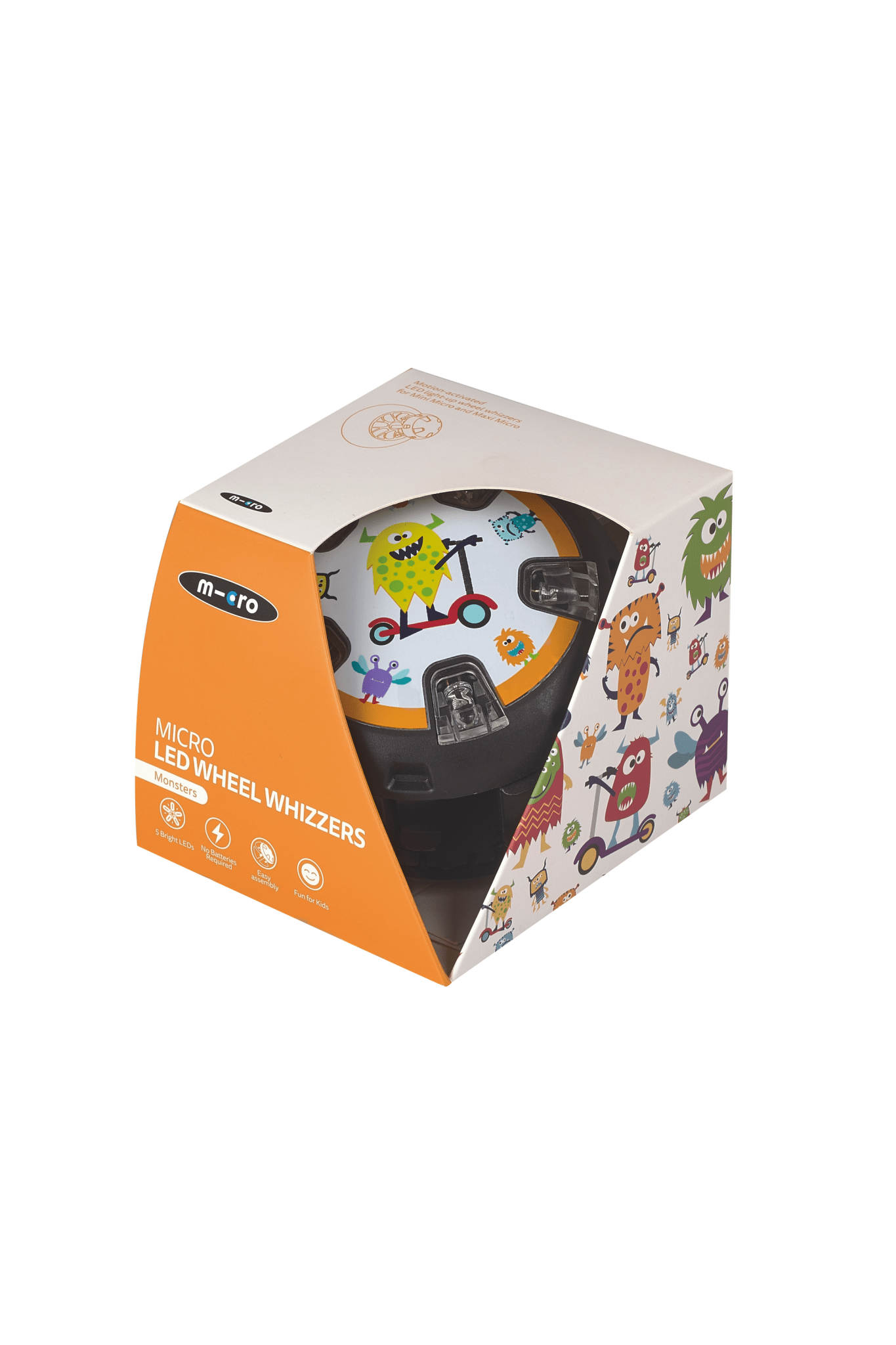 Micro LED Wheel Whizzers Monsters van Micro Step | Kids Conceptstore Le Fanfare