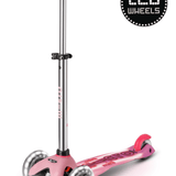 Micro Mini Deluxe Glow LED Plus frosty pink van Micro Step | Kids Conceptstore Le Fanfare