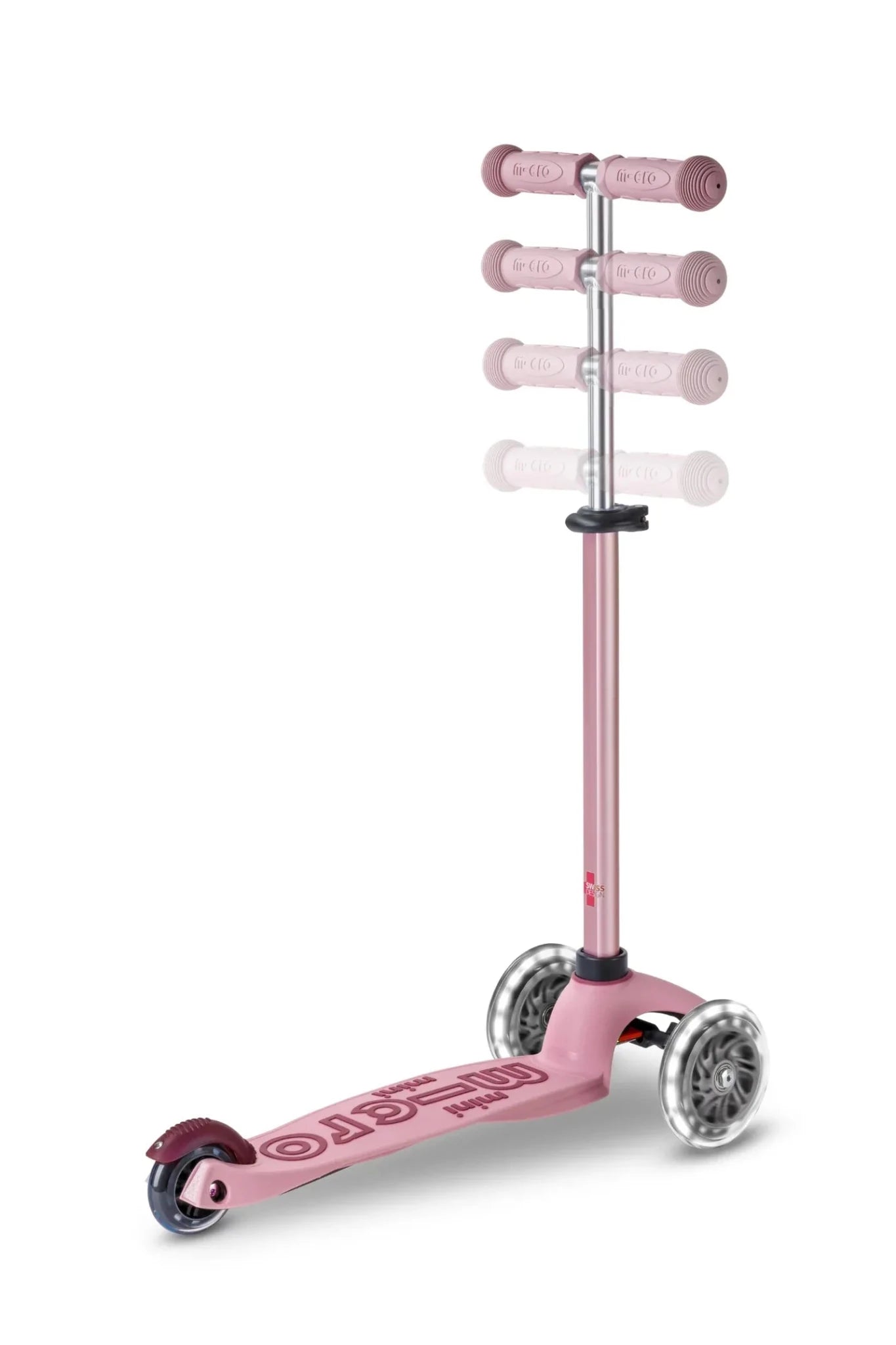 Micro Mini2Grow 4in1 step 2.0 LED roze van Micro Step | Kids Conceptstore Le Fanfare
