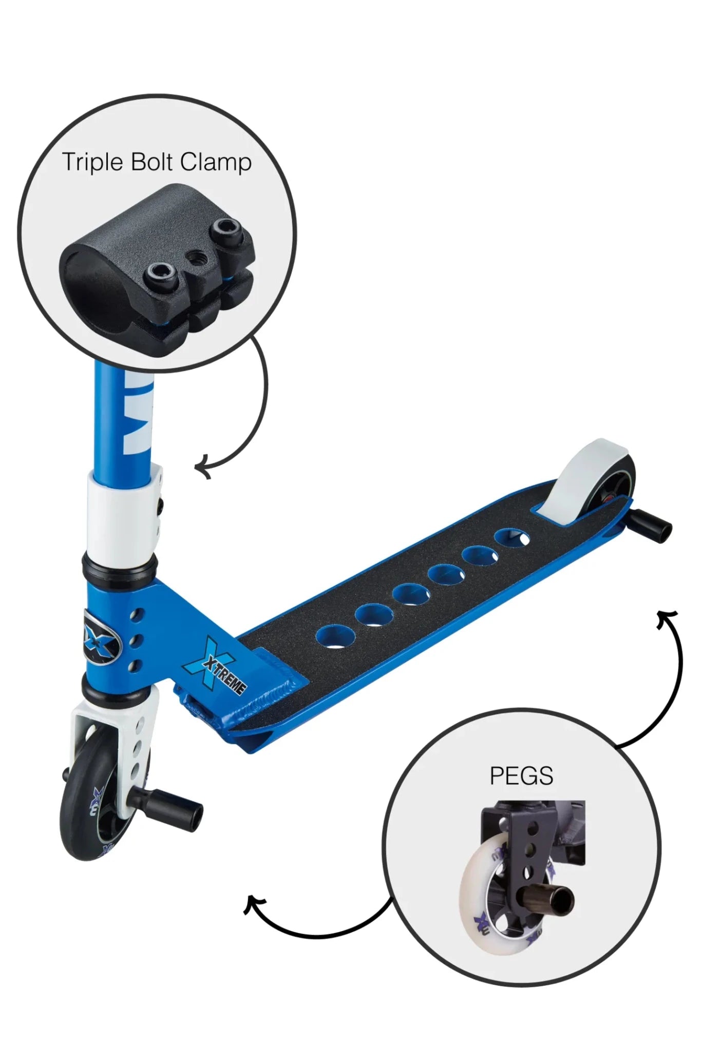 Micro MX Trixx 2.0 - Ocean Blue van Micro Step | Kids Conceptstore Le Fanfare