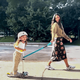 Micro Pull & Carry Strap Elastic Aqua Reflective van Micro Step | Kids Conceptstore Le Fanfare