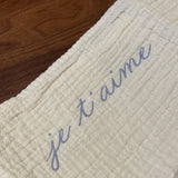 midi towel . je t aime . lavender lilac van atelier an.nur | Kids Conceptstore Le Fanfare