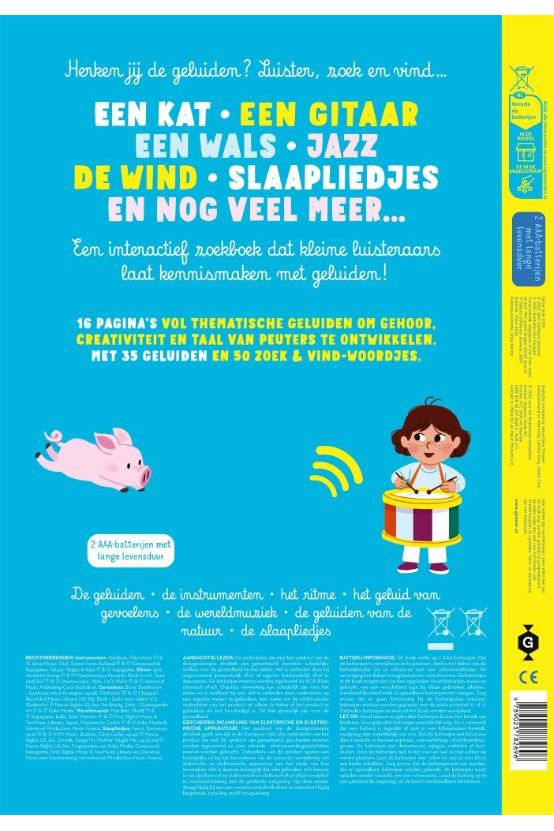 Mijn grote Muziekboek met geluiden - Elsa Fouquier van Gottmer | Kids Conceptstore Le Fanfare