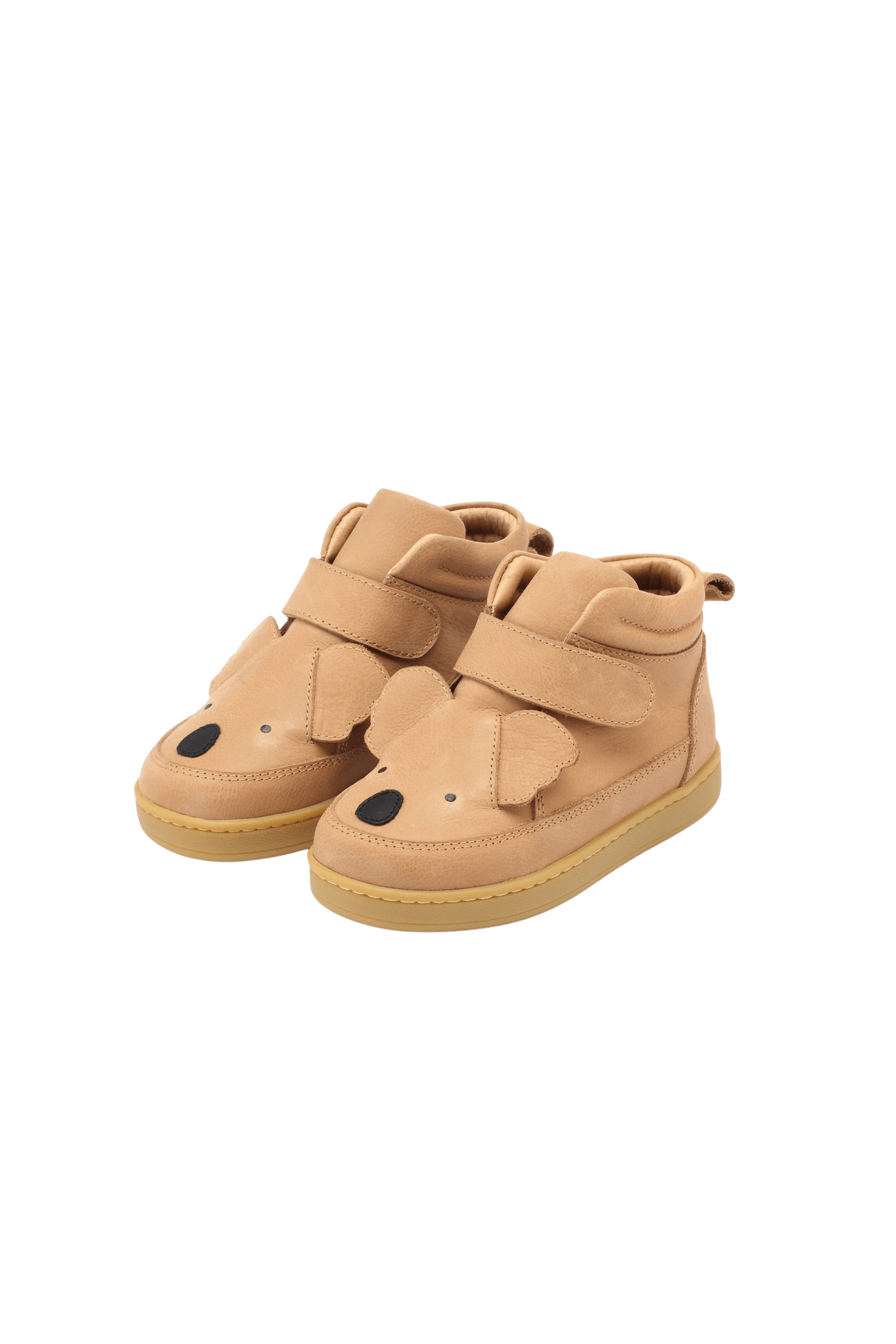 Mika Sneakers | Koala - Truffle Leather van Donsje Amsterdam | Kids Conceptstore Le Fanfare