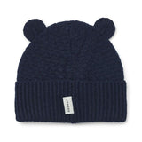 Miller Beanie With Ears Classic Navy van Liewood | Kids Conceptstore Le Fanfare