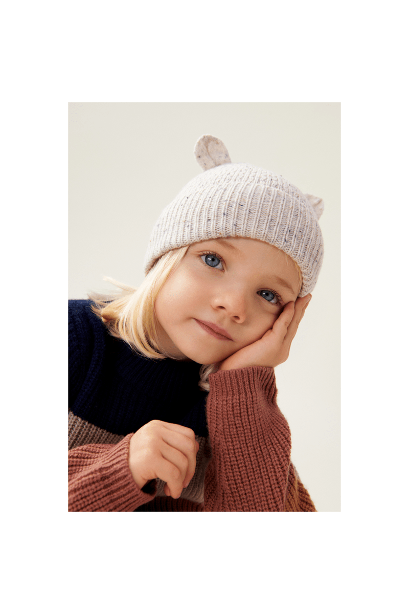 Miller Beanie With Ears Nebs multi / Sandy van Liewood | Kids Conceptstore Le Fanfare