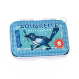 Mini aquarel palet - blauw van Moulin Roty | Kids Conceptstore Le Fanfare