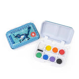Mini aquarel palet - blauw van Moulin Roty | Kids Conceptstore Le Fanfare