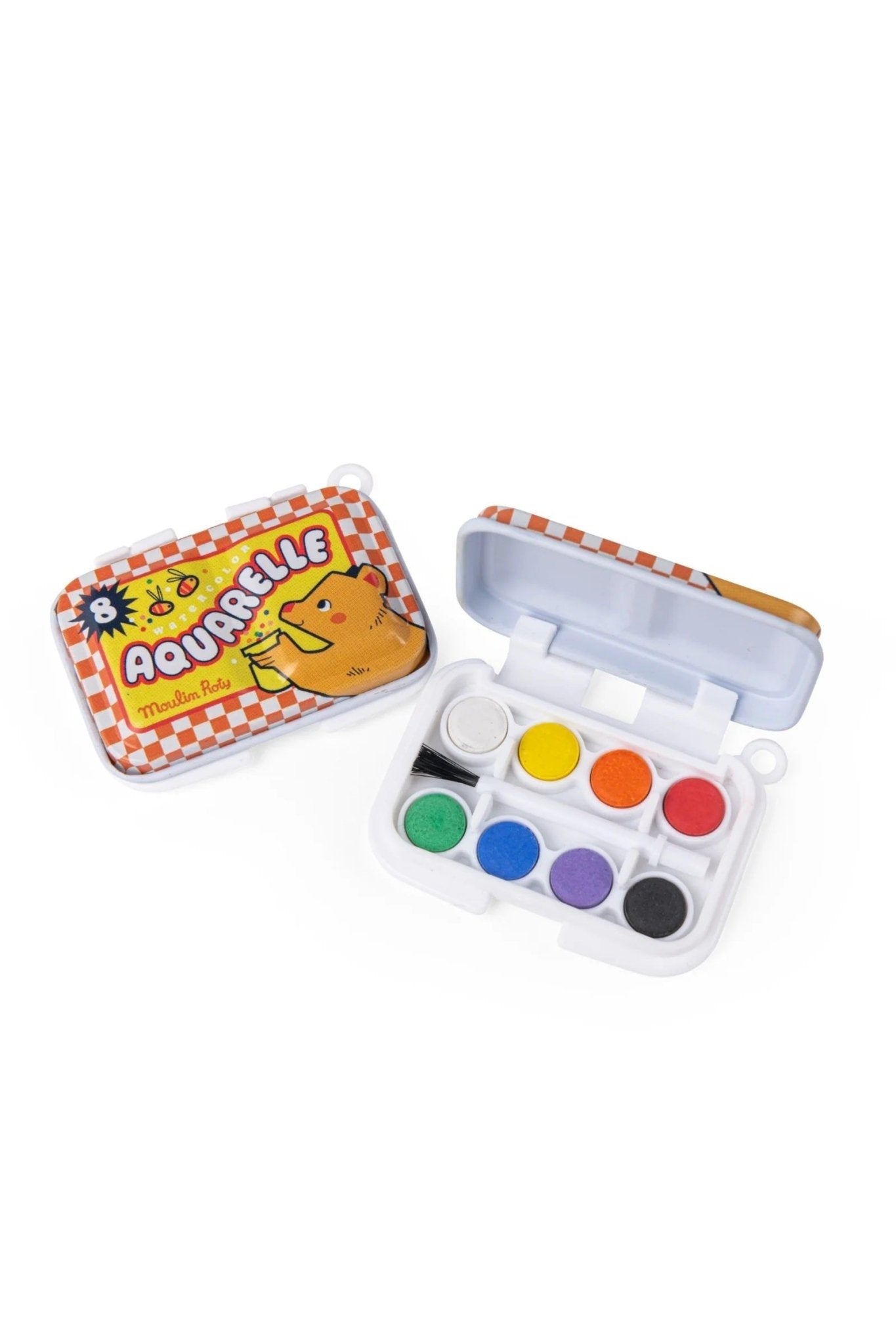 Mini aquarel palet - oranje van Moulin Roty | Kids Conceptstore Le Fanfare