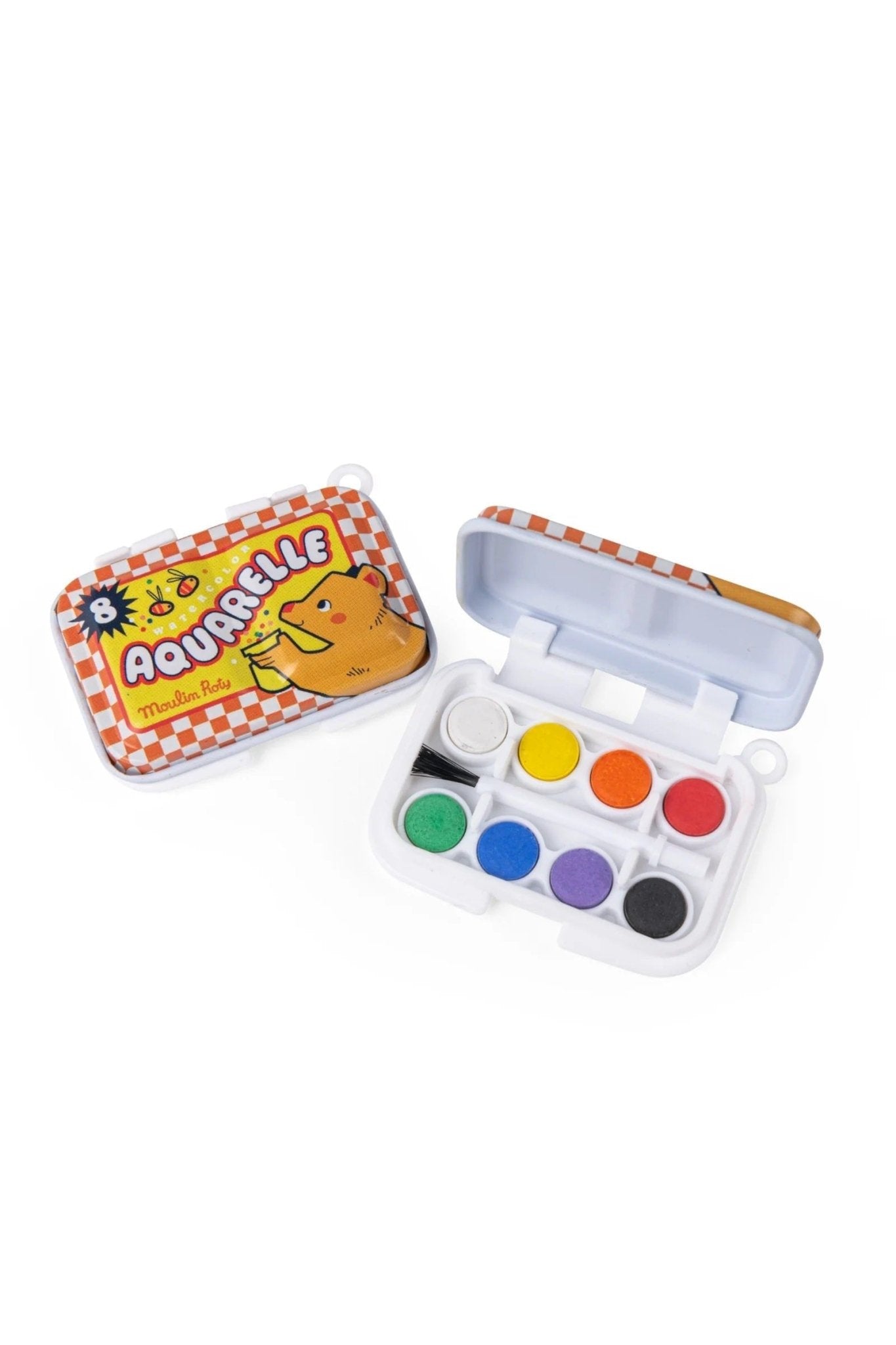 Mini aquarel palet - oranje van Moulin Roty | Kids Conceptstore Le Fanfare