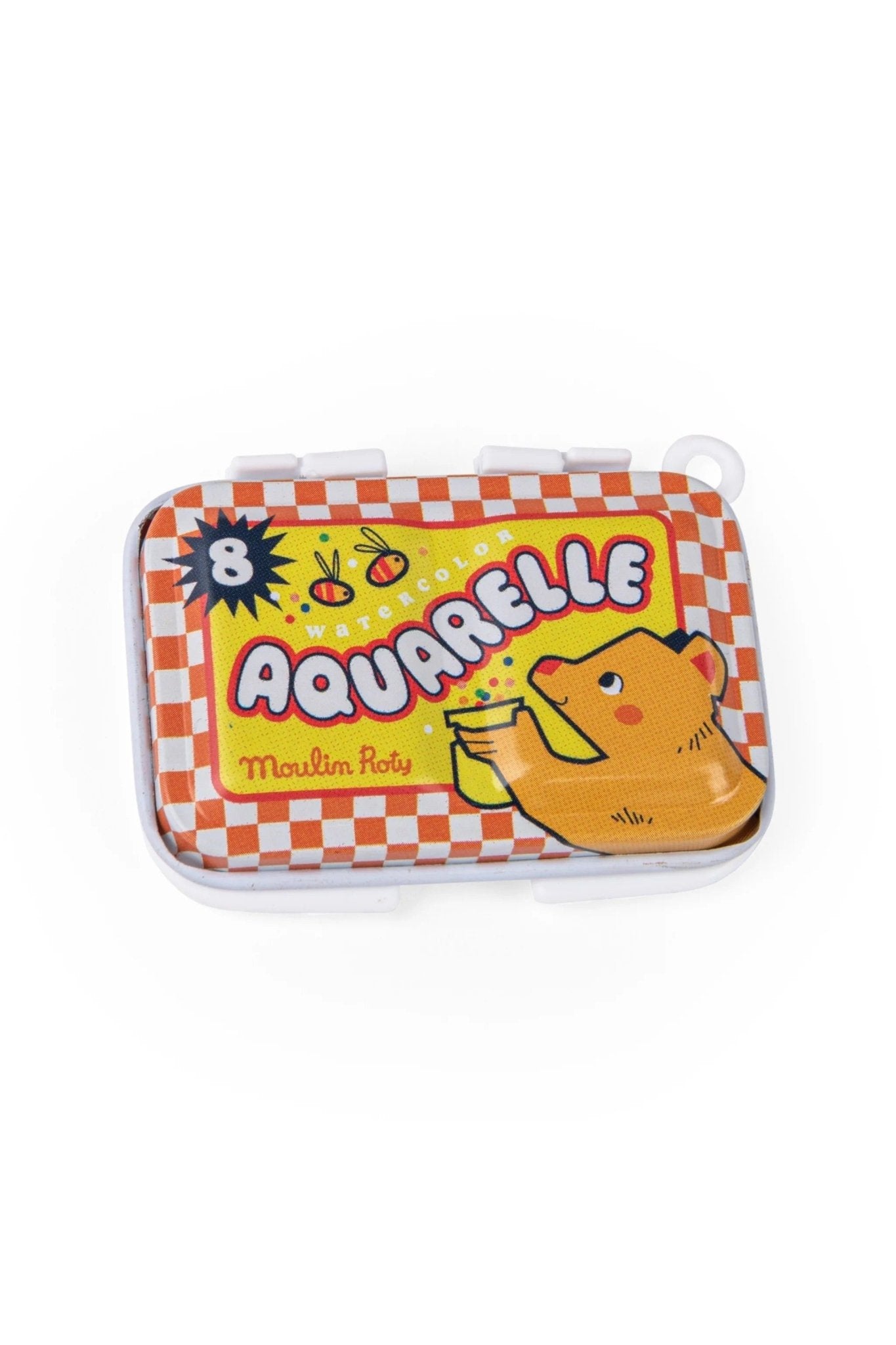 Mini aquarel palet - oranje van Moulin Roty | Kids Conceptstore Le Fanfare