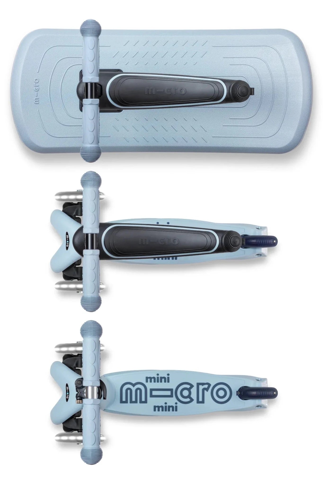 Mini Micro 6in1 Rock & Go LED blauw van Micro Step | Kids Conceptstore Le Fanfare