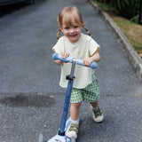 Mini Micro 6in1 Rock & Go LED blauw van Micro Step | Kids Conceptstore Le Fanfare