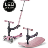 Mini Micro 6in1 Rock & Go LED roze van Micro Step | Kids Conceptstore Le Fanfare