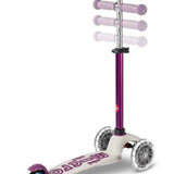 Mini Micro step Deluxe ECO LED paars van Micro Step | Kids Conceptstore Le Fanfare