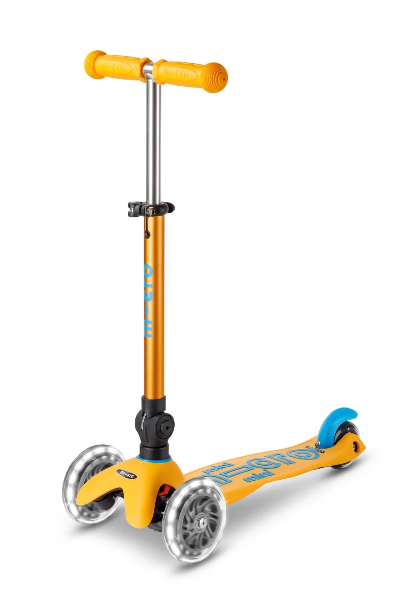 Mini Micro step Deluxe inklapbaar LED abrikoos Limited Edition van Micro Step | Kids Conceptstore Le Fanfare