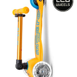 Mini Micro step Deluxe inklapbaar LED abrikoos Limited Edition van Micro Step | Kids Conceptstore Le Fanfare