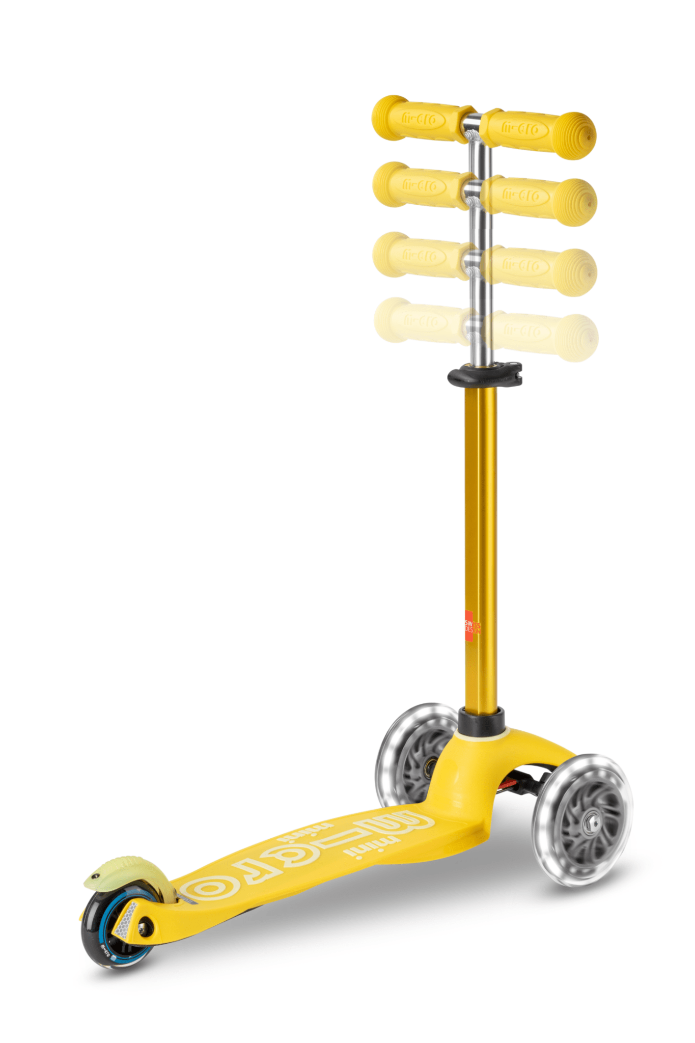 Mini Micro step Deluxe LED Geel van Micro Step | Kids Conceptstore Le Fanfare