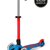 Mini Micro step Deluxe LED Neon Blauw/Rood van Micro Step | Kids Conceptstore Le Fanfare