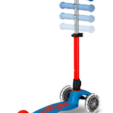 Mini Micro step Deluxe LED Neon Blauw/Rood van Micro Step | Kids Conceptstore Le Fanfare