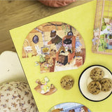 Mini puzzel (4 x 12 st) - Les Minouchkas van Moulin Roty | Kids Conceptstore Le Fanfare