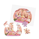 Mini puzzel (4 x 12 st) - Les Minouchkas van Moulin Roty | Kids Conceptstore Le Fanfare