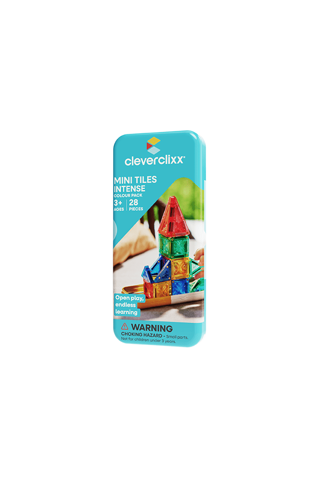 Mini Tiles Pack Intense | 28 stuks van Cleverclixx | Kids Conceptstore Le Fanfare