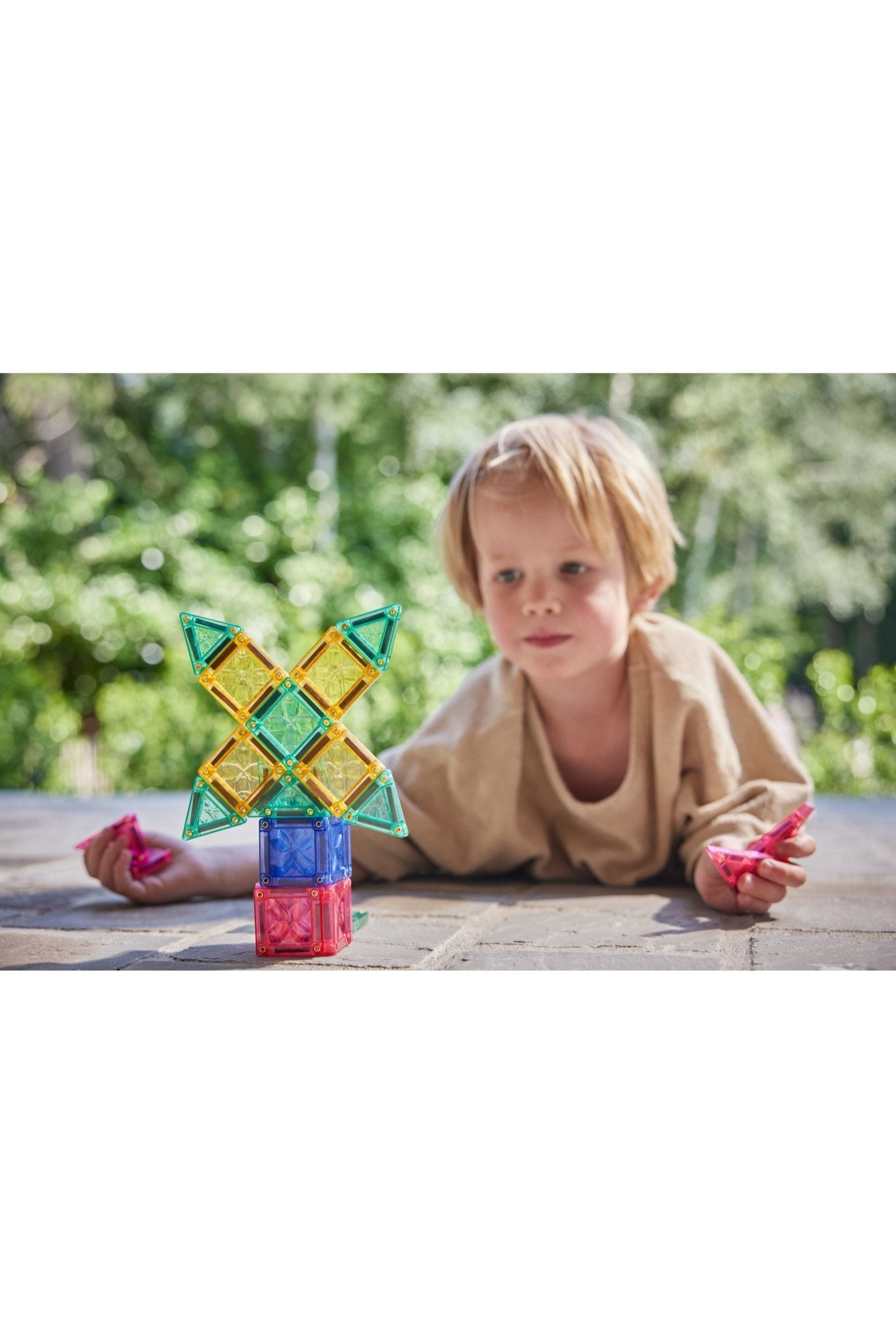 Mini Tiles Pack Pastel | 28 stuks van Cleverclixx | Kids Conceptstore Le Fanfare