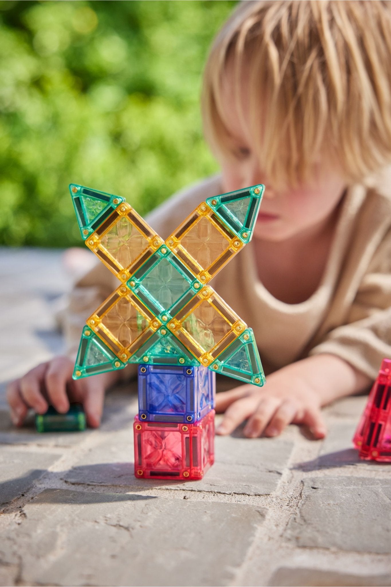Mini Tiles Pack Pastel | 28 stuks van Cleverclixx | Kids Conceptstore Le Fanfare