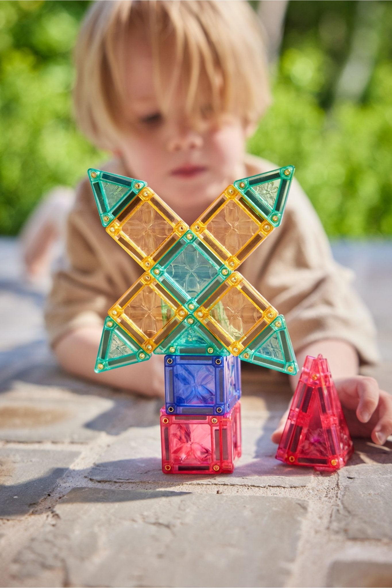 Mini Tiles Pack Pastel | 28 stuks van Cleverclixx | Kids Conceptstore Le Fanfare