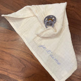 mini towel . je t aime . lavender lilac van atelier an.nur | Kids Conceptstore Le Fanfare