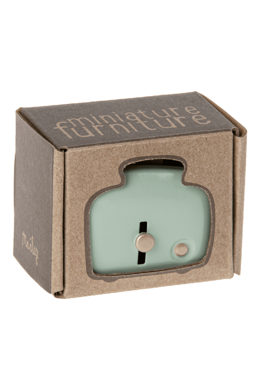 Miniature Toaster With Bread - Mint van Maileg | Kids Conceptstore Le Fanfare
