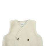 Monty Gilet - Cream van Donsje Amsterdam | Kids Conceptstore Le Fanfare