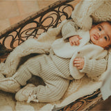 Monty Gilet - Cream van Donsje Amsterdam | Kids Conceptstore Le Fanfare