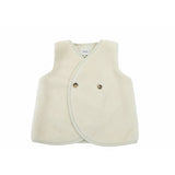Monty Gilet - Cream van Donsje Amsterdam | Kids Conceptstore Le Fanfare