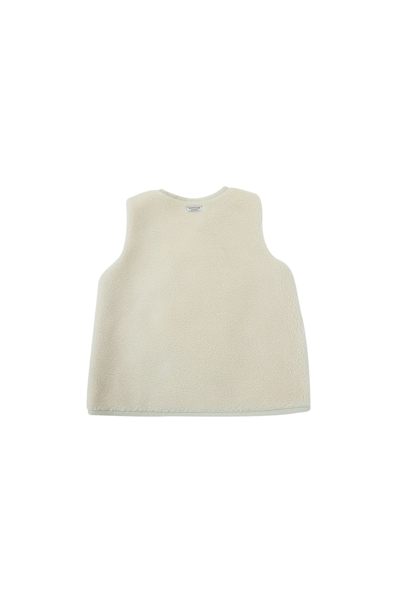 Monty Gilet - Cream van Donsje Amsterdam | Kids Conceptstore Le Fanfare