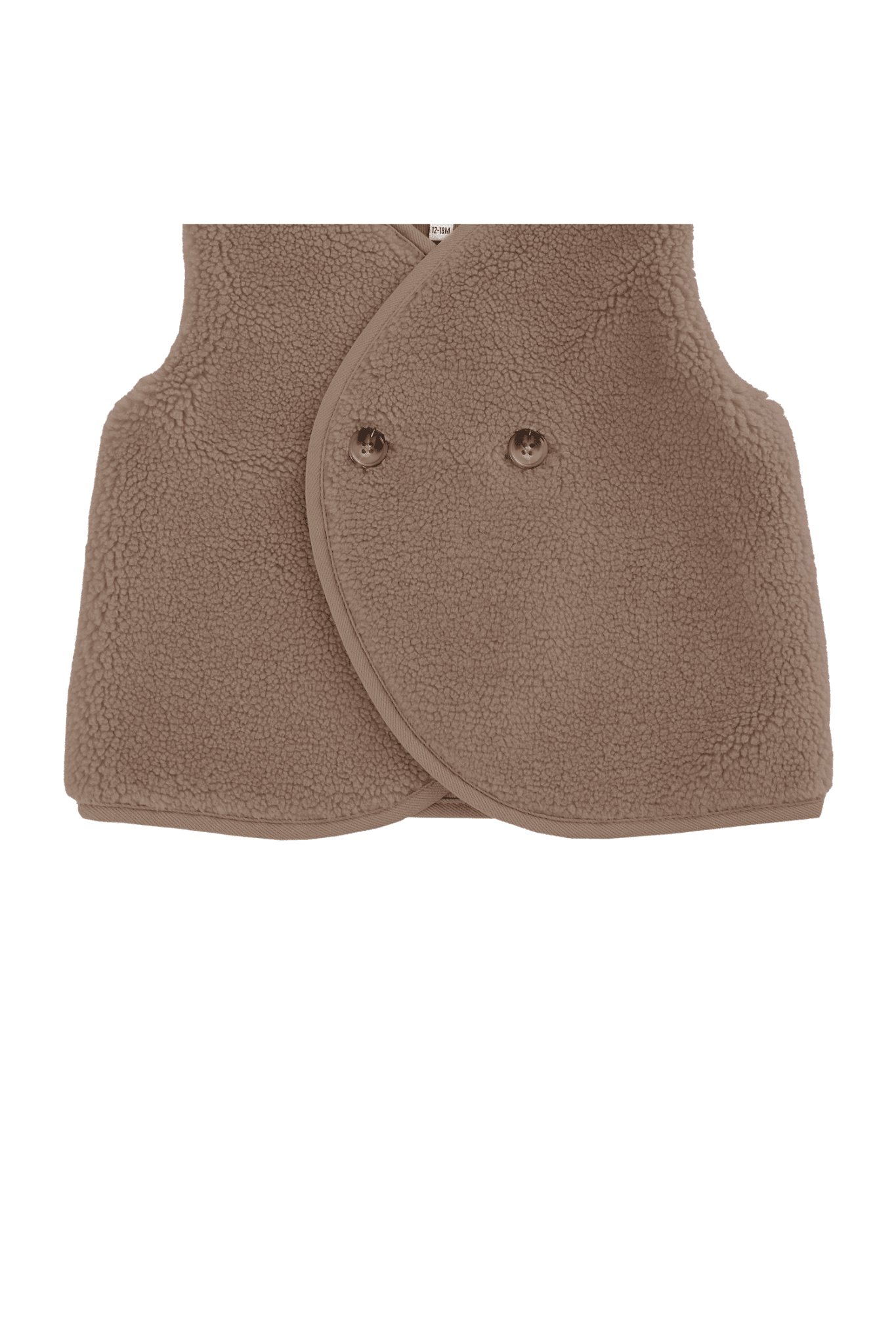 Monty Gilet - Hazelnut van Donsje Amsterdam | Kids Conceptstore Le Fanfare