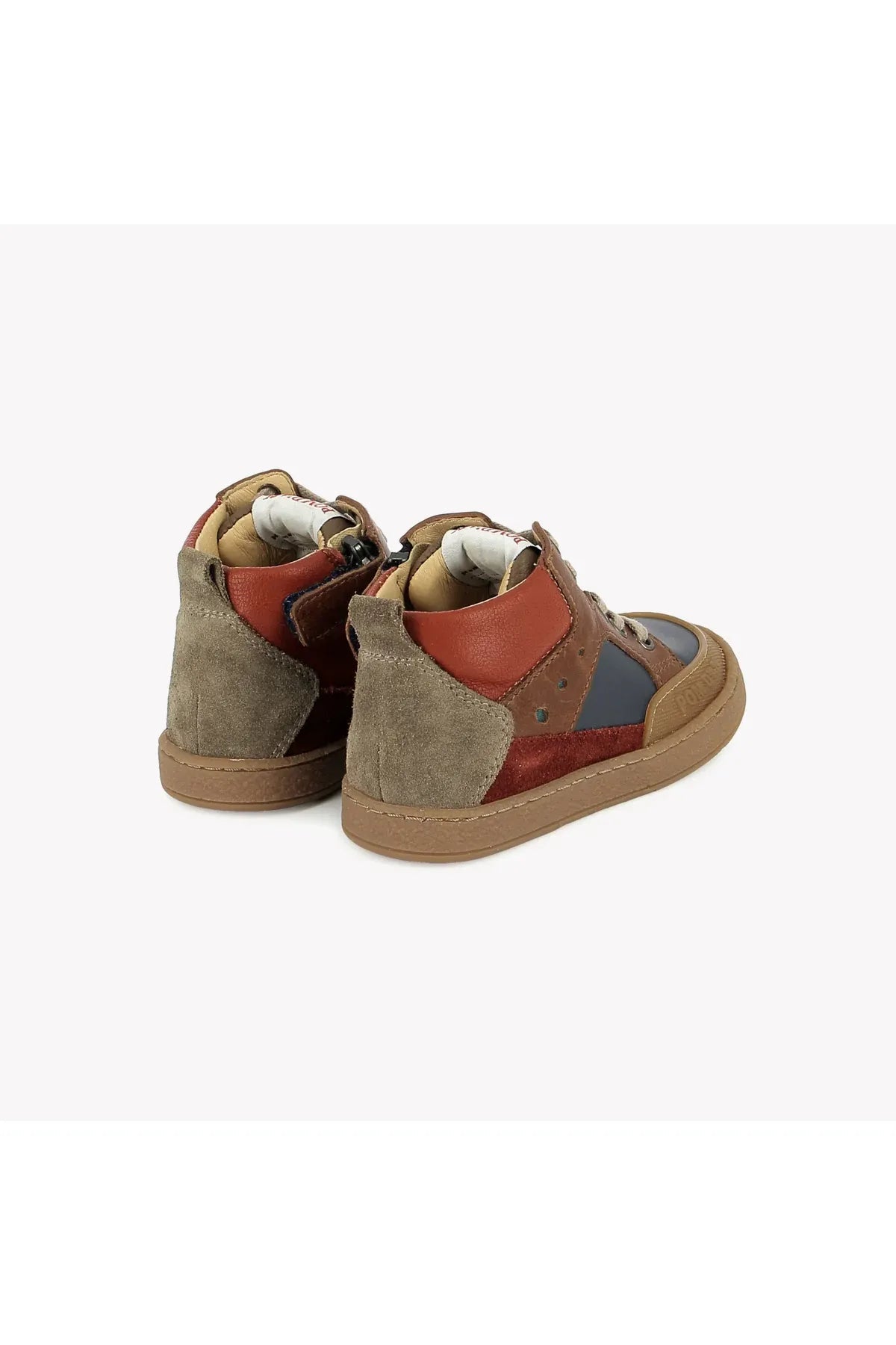 Mousse Bump Nappa-Velours - Marine-Sapin van POM D'API | Kids Conceptstore Le Fanfare