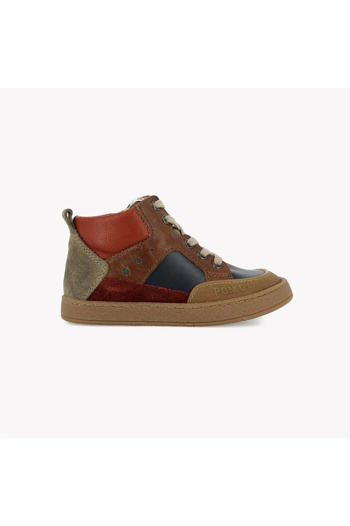 Mousse Bump Nappa-Velours - Marine-Sapin van POM D'API | Kids Conceptstore Le Fanfare