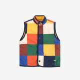 Multicolor Tiles reversible vest Multicolor van Bobo Choses | Kids Conceptstore Le Fanfare