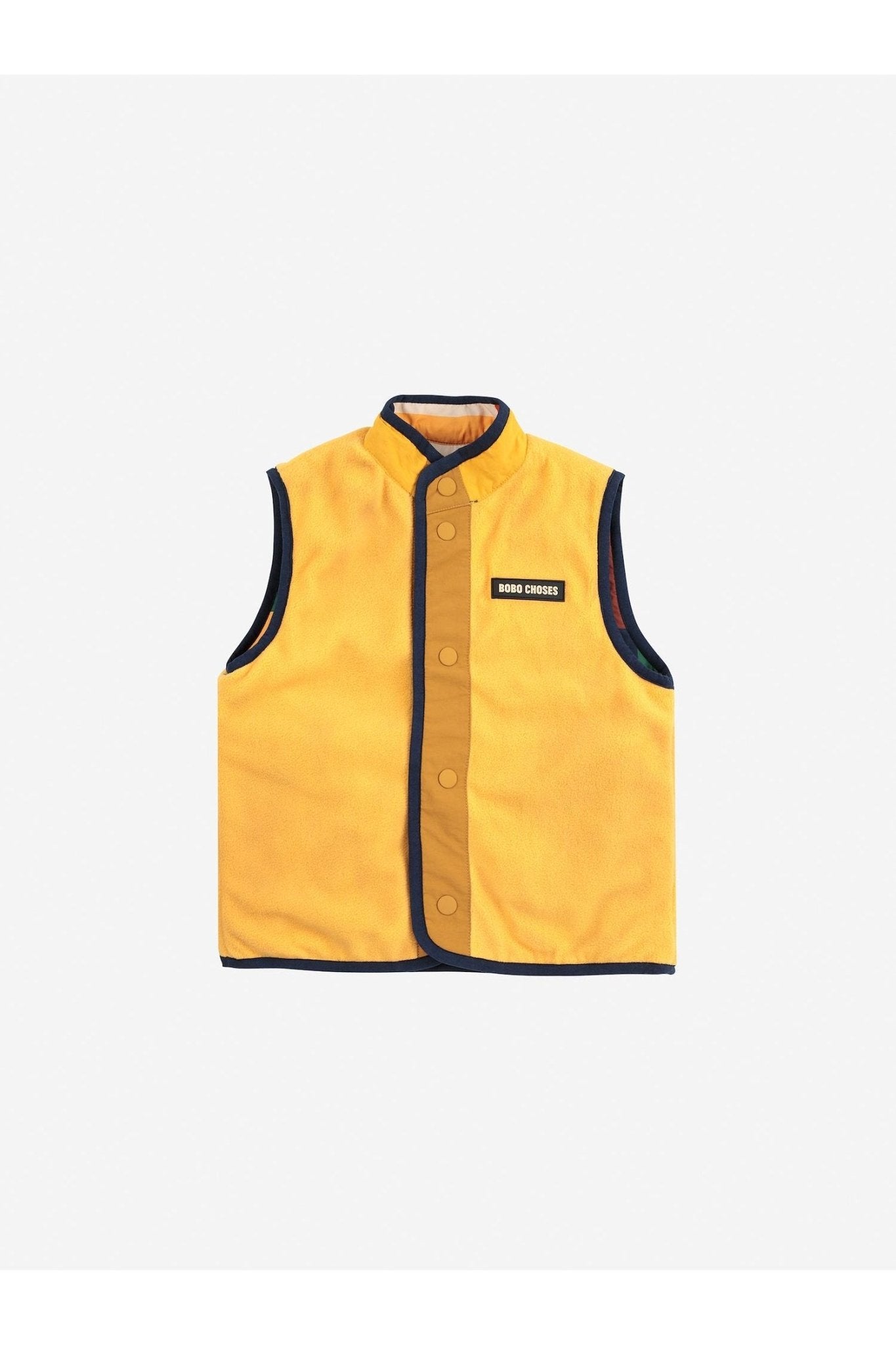 Multicolor Tiles reversible vest Multicolor van Bobo Choses | Kids Conceptstore Le Fanfare