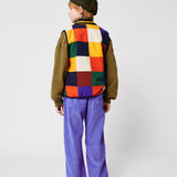 Multicolor Tiles reversible vest Multicolor van Bobo Choses | Kids Conceptstore Le Fanfare