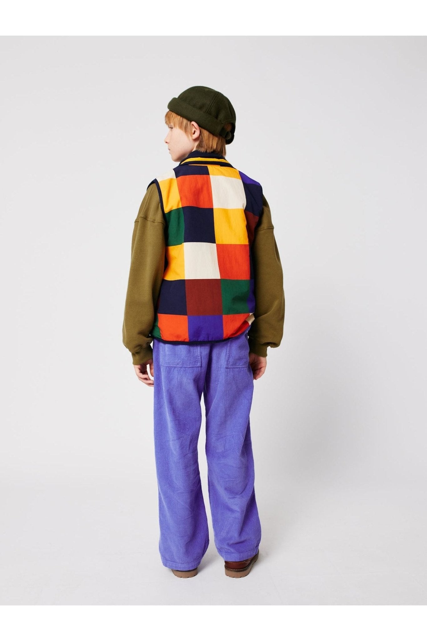 Multicolor Tiles reversible vest Multicolor van Bobo Choses | Kids Conceptstore Le Fanfare